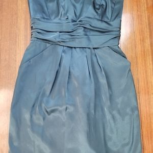 David's Bridal Bridesmaid Dress in Peacock